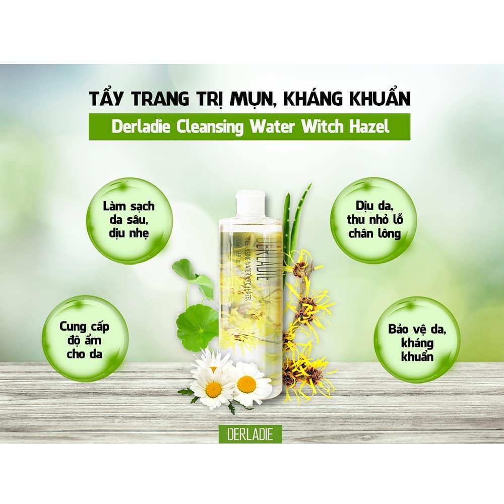 Nước Tẩy Trang Derladie Cleansing Water 500ml