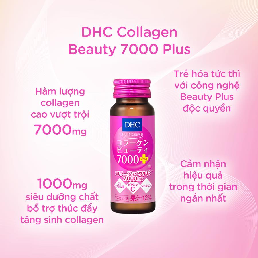 Nước Uống Collagen DHC Collaegn Beauty 7000 Plus 50ml