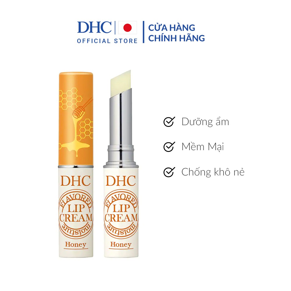 Son Dưỡng Môi DHC Flavored Moisture Lip Cream Honey 1.5g