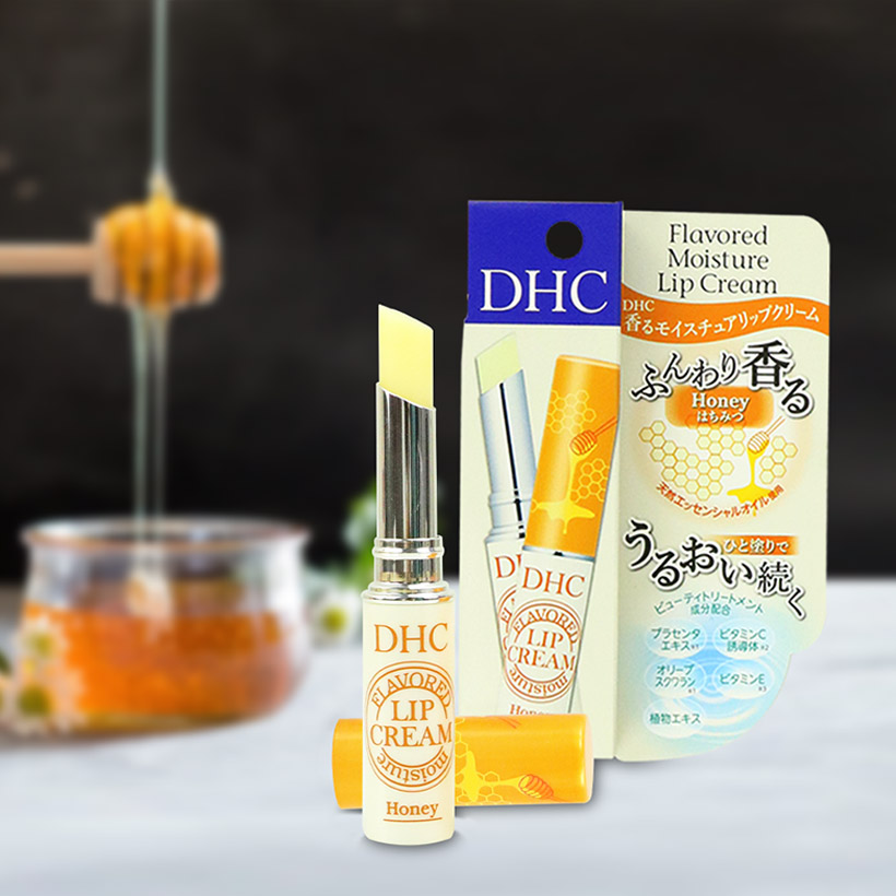 Son Dưỡng Môi DHC Flavored Moisture Lip Cream Honey 1.5g