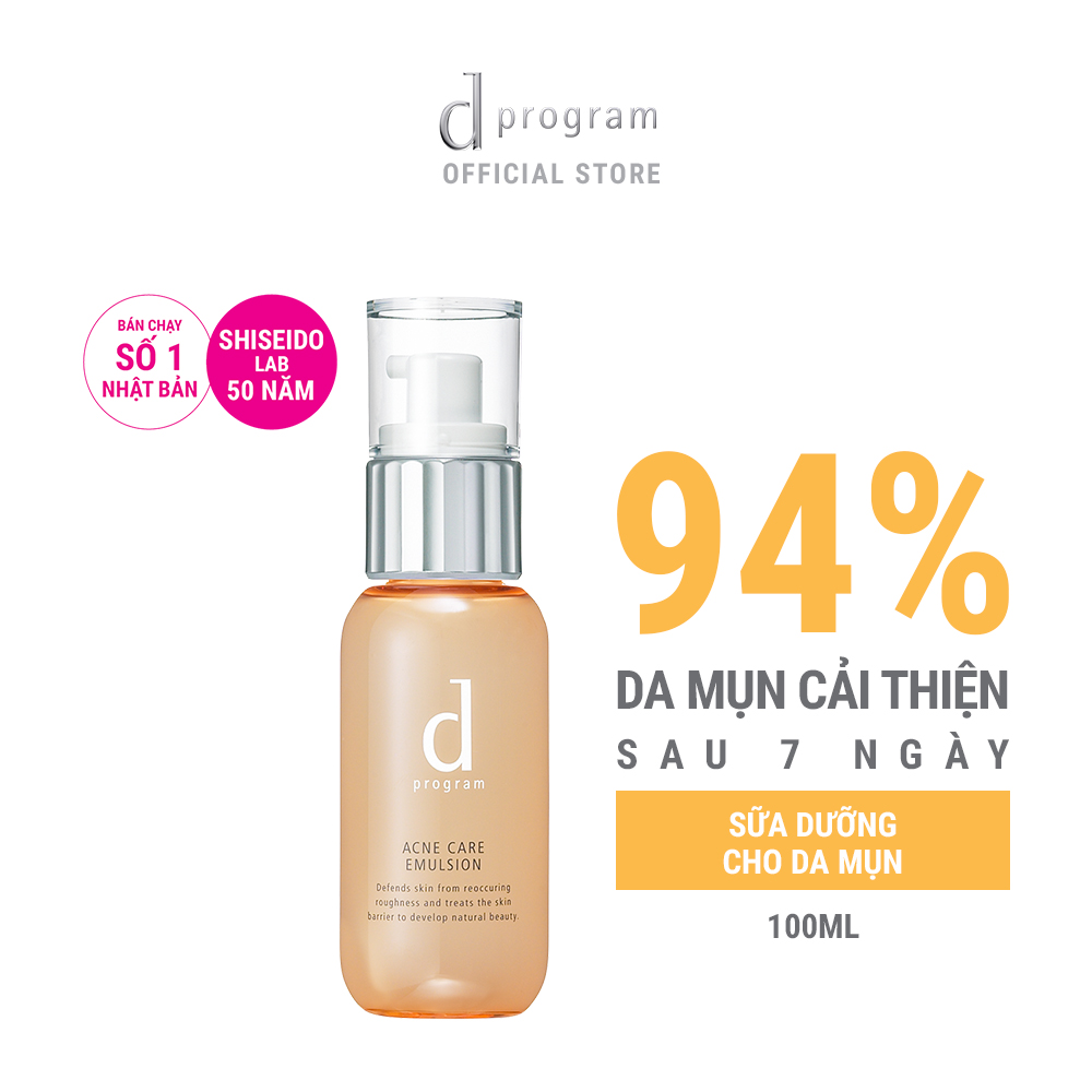 Sữa Dưỡng Cho Da Mụn D Program Acne Care Emulsion