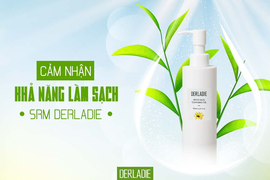 Sữa Rửa Mặt Derladie Cây Phỉ Ngừa Mụn Witch Hazel Cleansing Gel 200ml