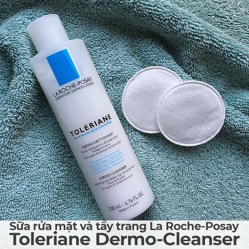 Sữa rửa mặt Tẩy Trang La Roche-Posay Toleriane Dermo-Cleanser 200ml