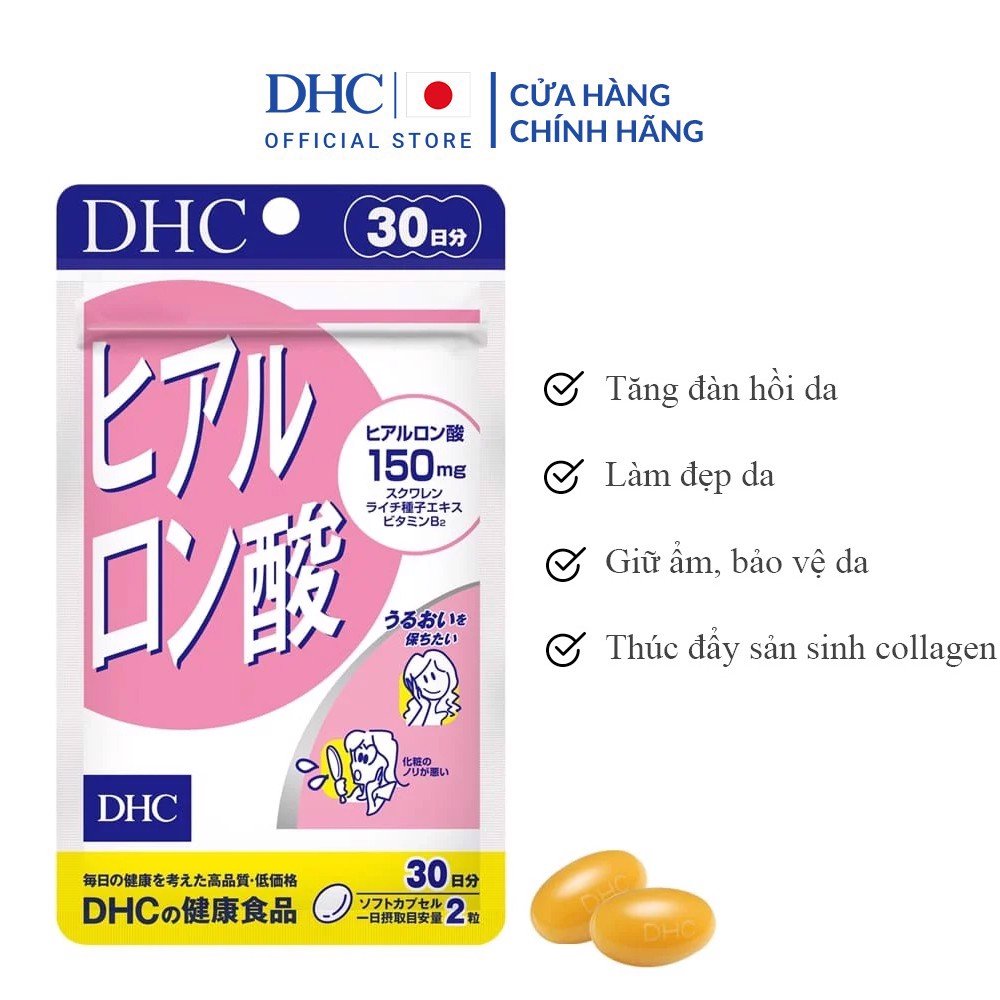 Viên Uống Cấp Nước DHC Hyaluronic Acid Nhật Bản