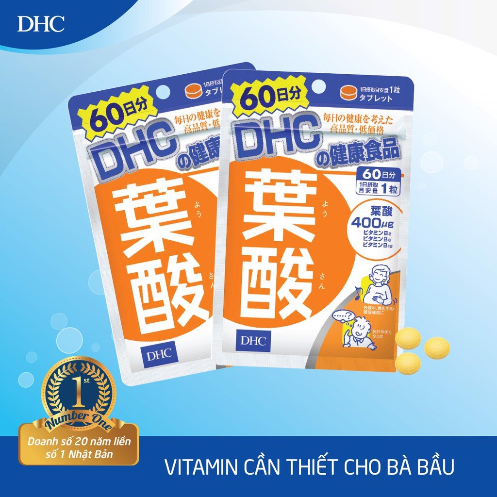 Viên Uống Cho Mẹ Bầu DHC Acit Folic