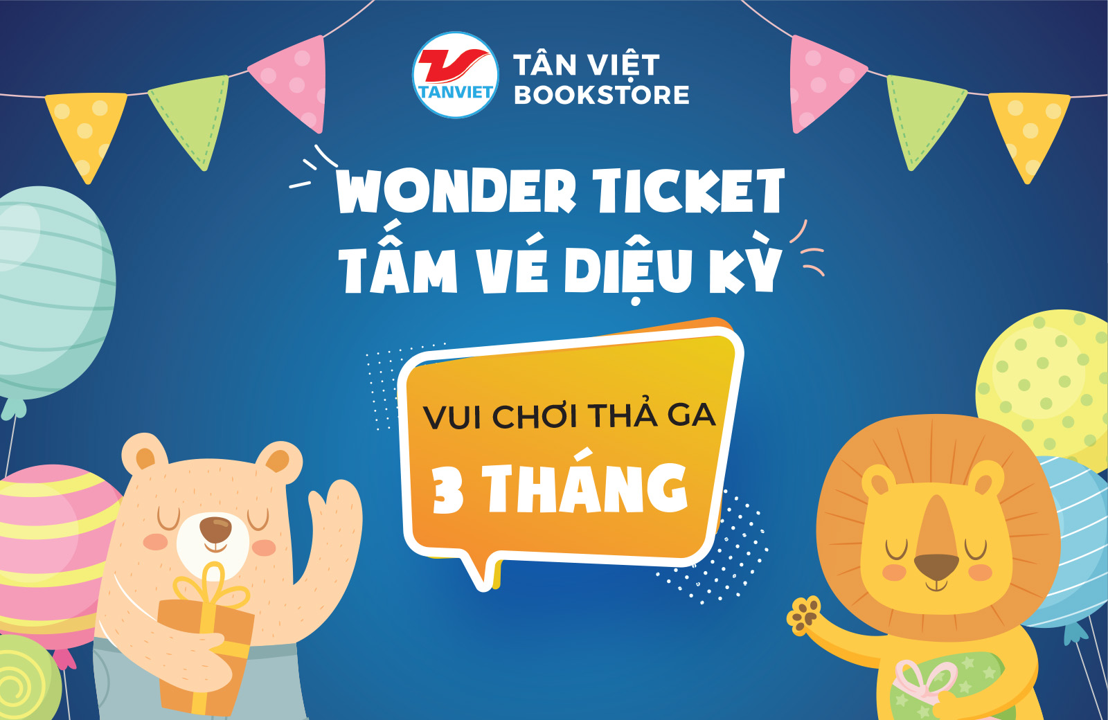 Vé vui chơi Wonderland 3 tháng