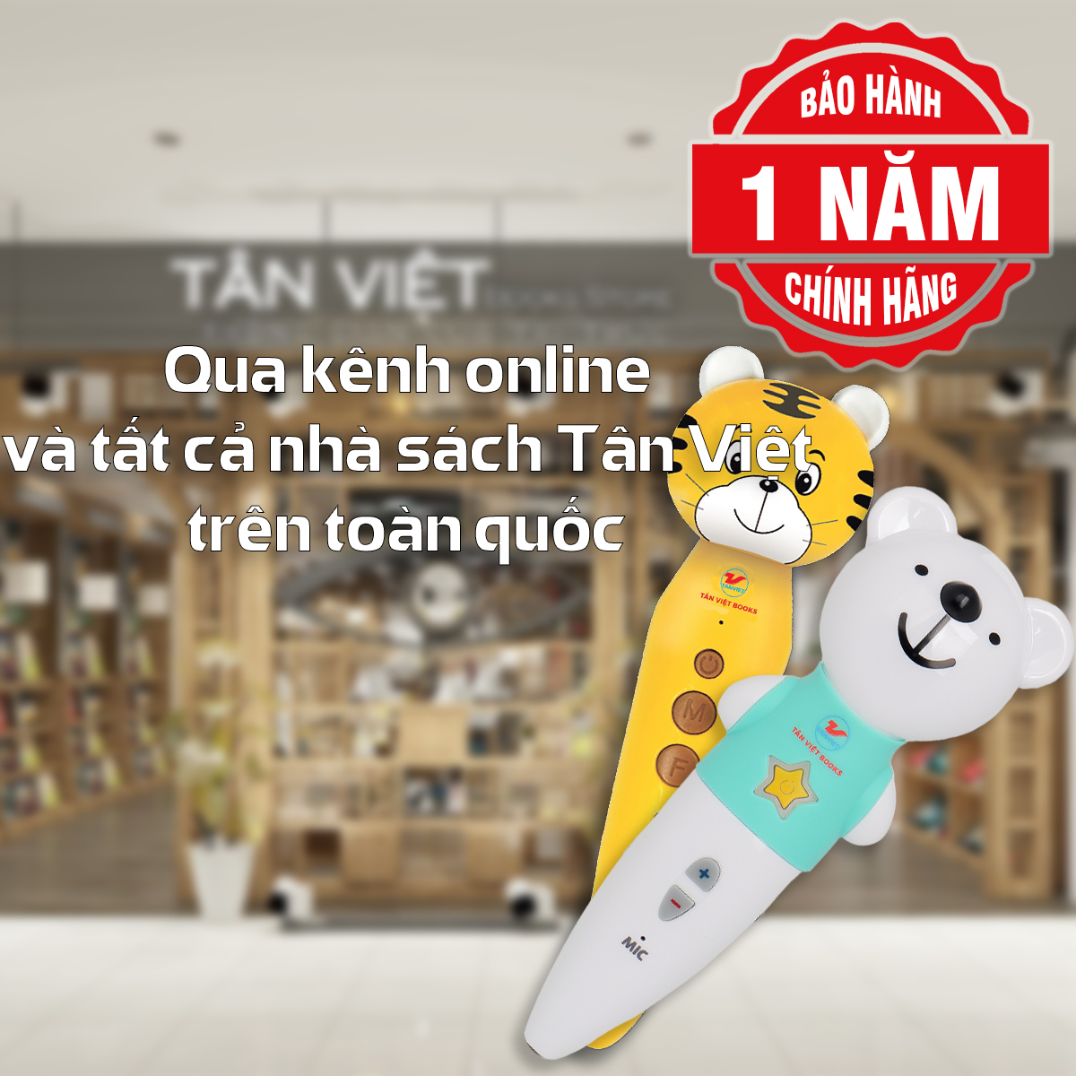 bút chấm đọc bảo hành chính hãng 1 năm