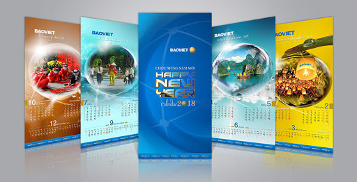 Xưởng in lịch treo tường đẹp