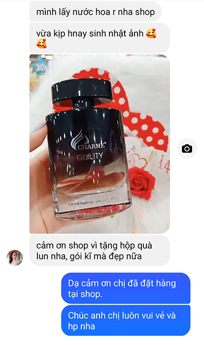 anh hưng mua charme guility mới ở halushop