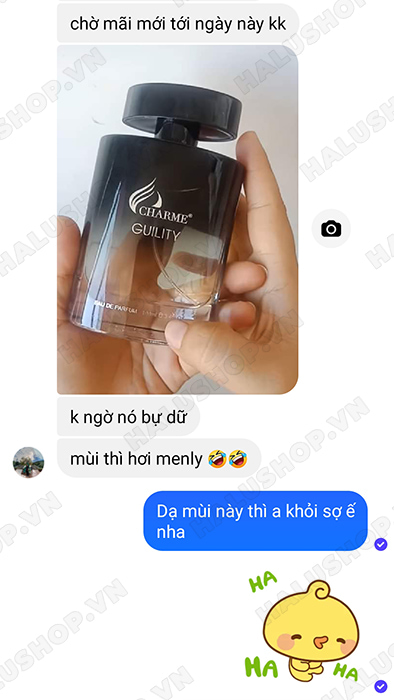 anh minh feedback nước hoa guility charme 100ml mua ở halushop