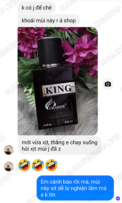 anh trọng review nước hoa king 60ml chính hãng đã mua ở halushop