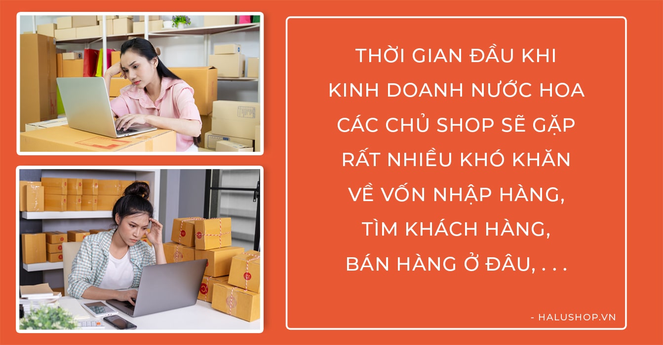 bán nước hoa là sự khởi đầu không dễ dàng