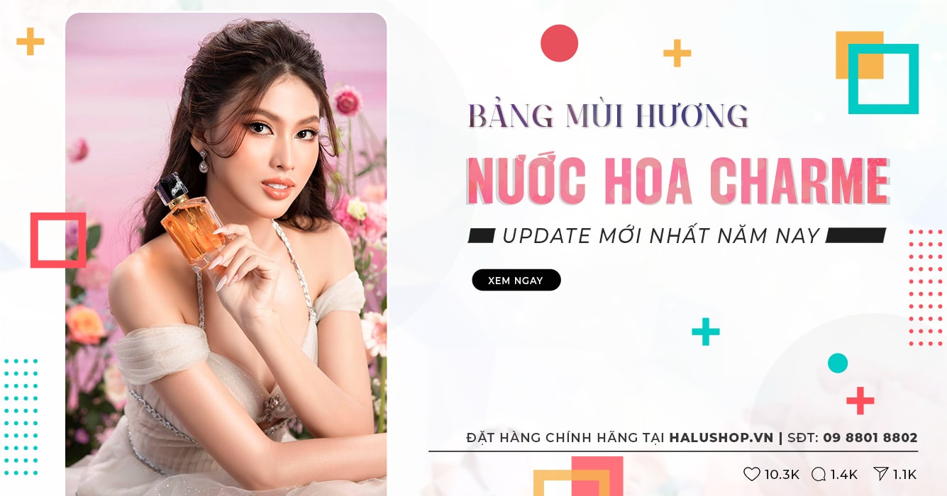 mùi hương nước hoa charme nam nữ chính hãng