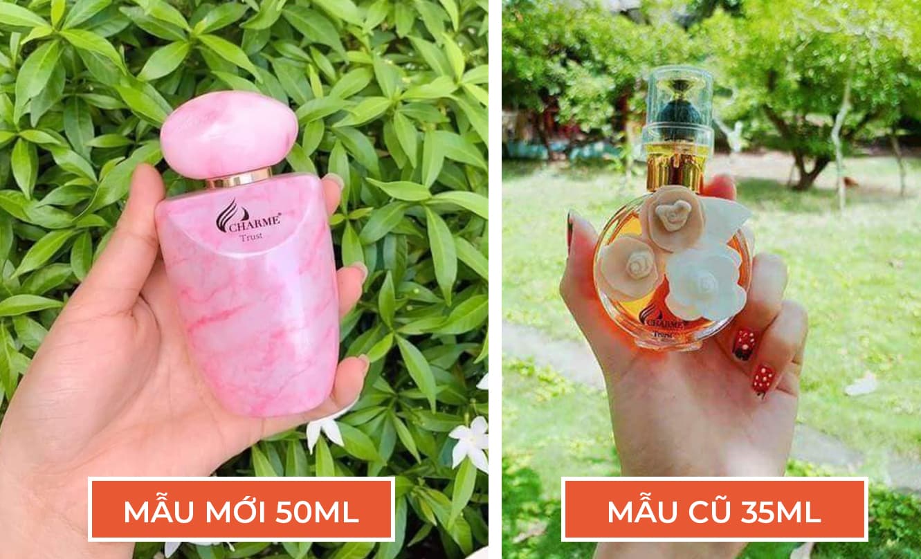 Mẫu nước hoa Trust 50ml mới đẹp - thơm - chảnh hơn rất nhiều so với mẫu cũ 35ml