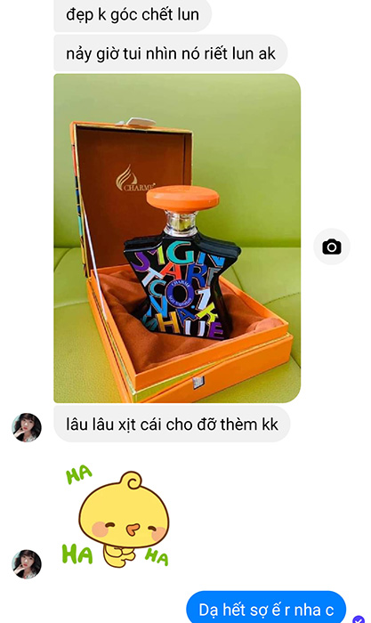 chi ha feedback charme signature chinh hang mua o halushop