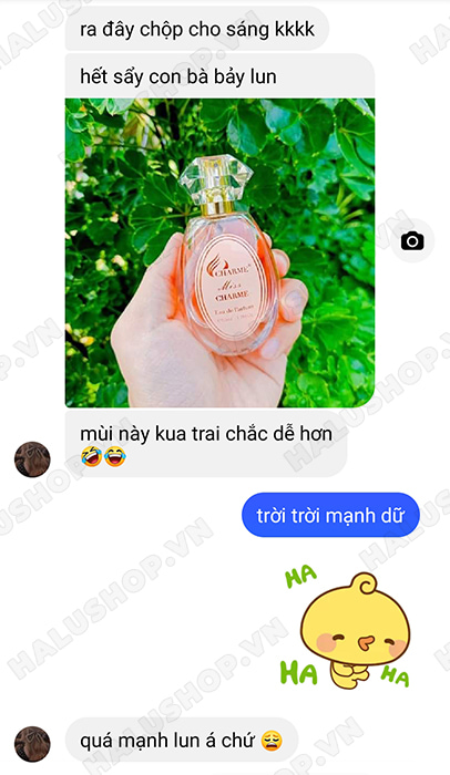 chị hồng phượng mua nước hoa miss nữ 50ml chính hãng tại halushop