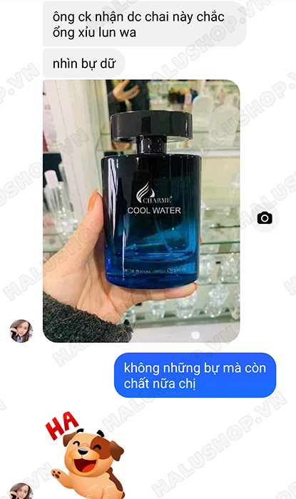 chi huyền mua nước hoa cool water charme chính hãng tăng người yêu