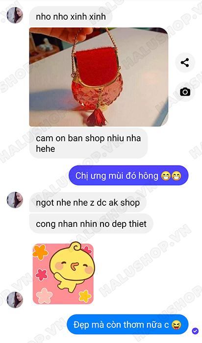 chị lan ngọc feedback nước hoa charme hd 10ml mua ở halushop