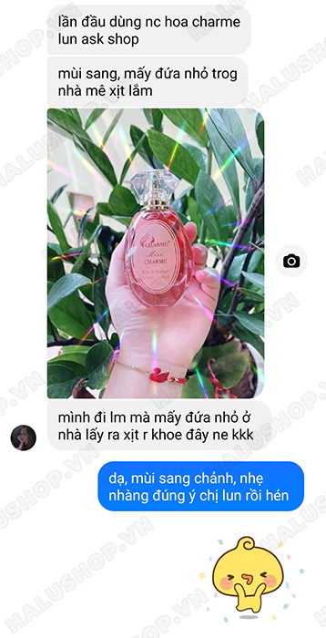 chi như ngọc feedback nước hoa miss 50ml khi mua tại halushop