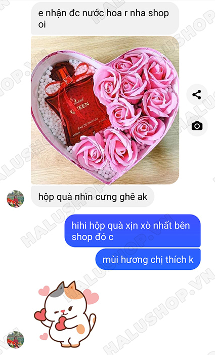 chị tâm nguyên feedback về nước hoa charme queen