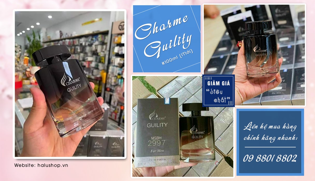 feedback mua nước hoa guility charme 100ml chính hãng cho nam tại halushop