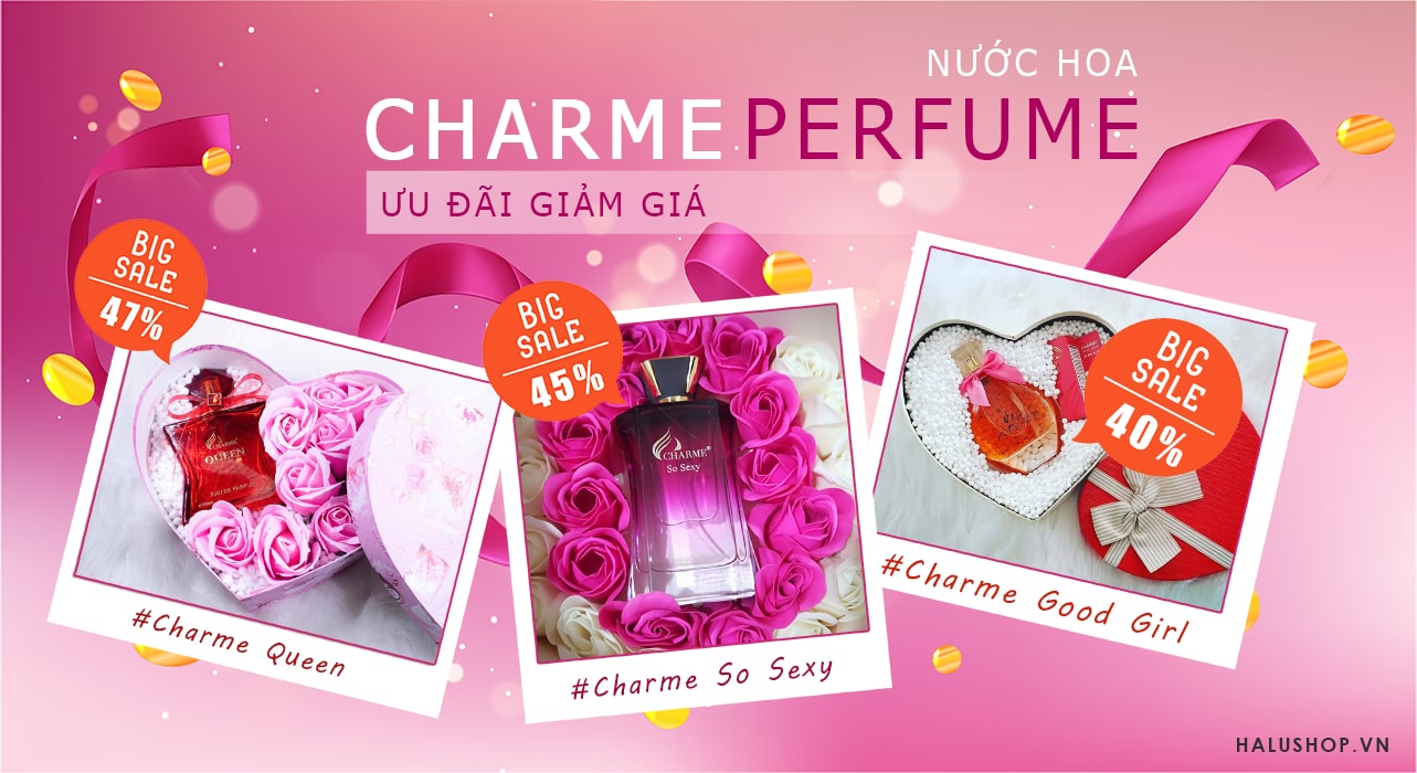 khuyến mãi nước hoa charme