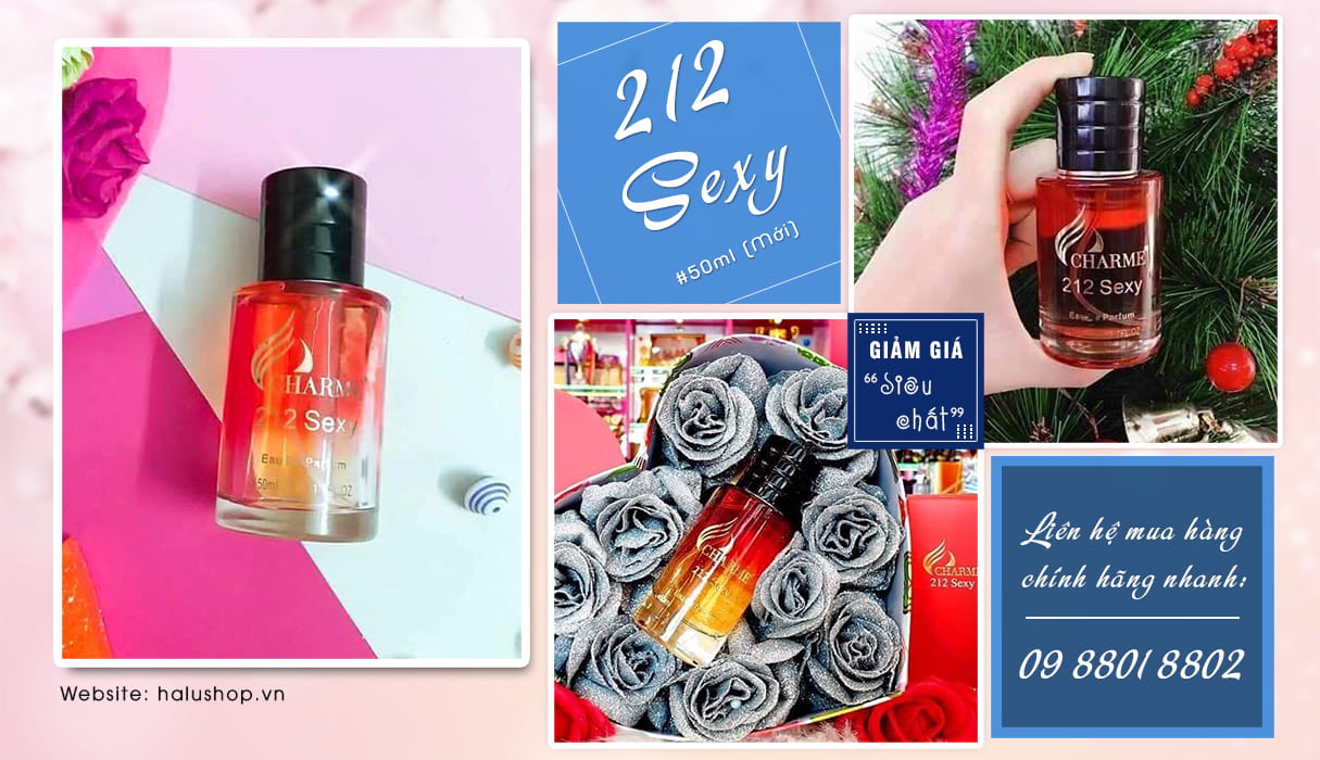 liên hệ mua nước hoa 212 sexy chính hãng tại halushop