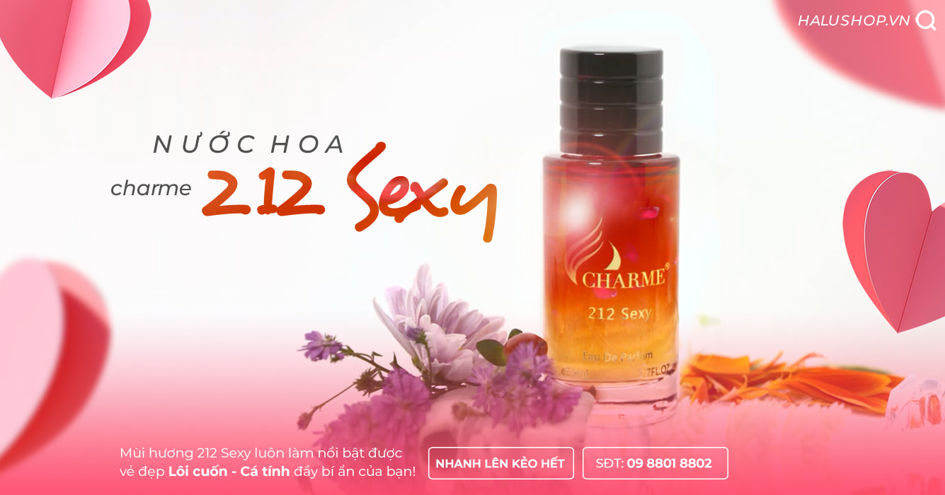 nước hoa charme 212 sexy 50ml chính hãng dành cho nam và nữ giá rẻ