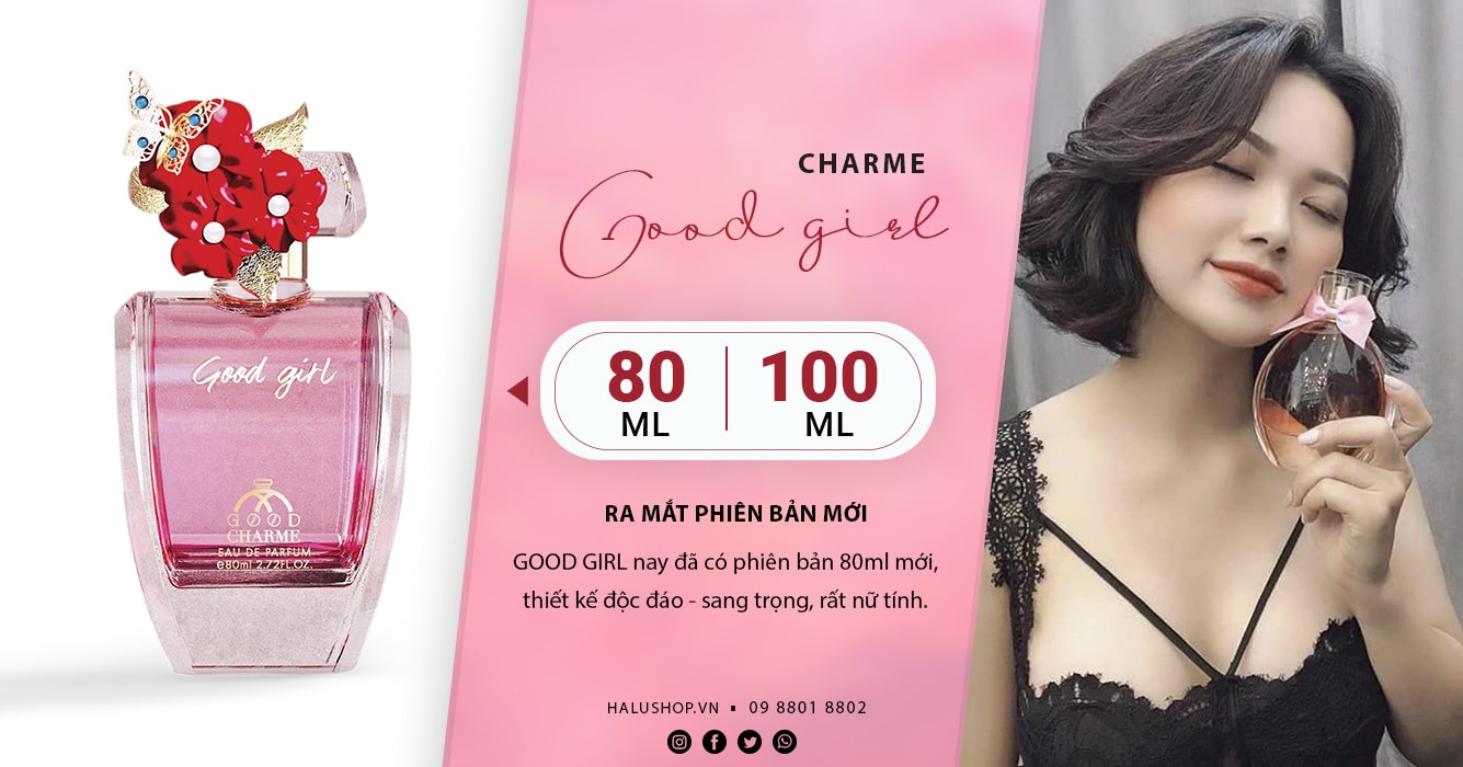 nước hoa charme good girl 80ml và 100ml chính hãng