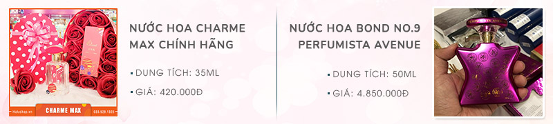 Nước hoa Charme Max sở hữu các nốt hương giống chai Bond No.9 Perfumista Avenue khá nổi tiếng được nhiều chị em ưa chuộng thời gian gần đây.