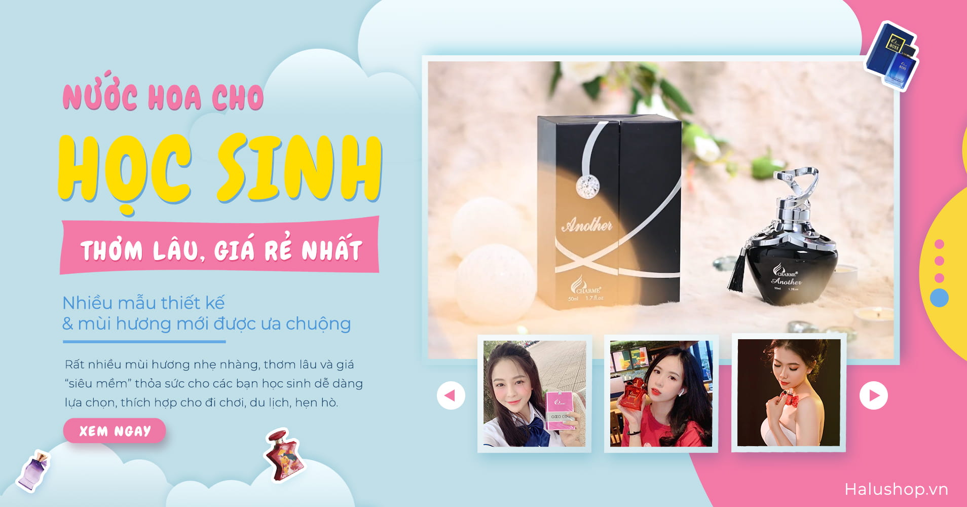 nước hoa thơm lâu giá học sinh