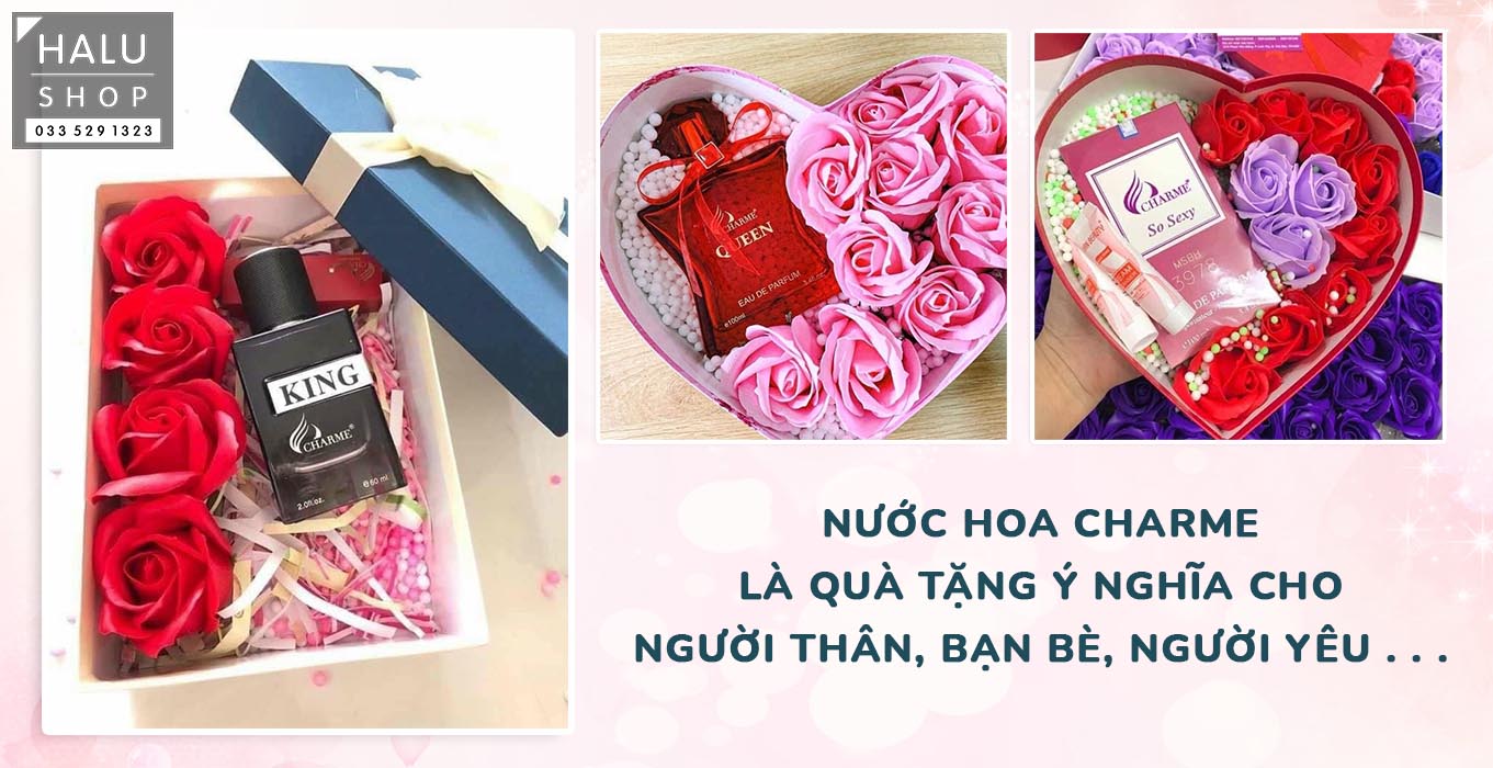 quà tặng nước hoa charme