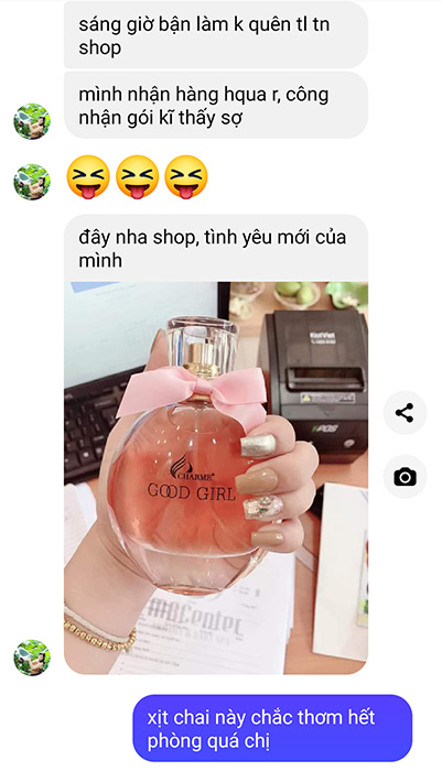 review nước hoa good girl của chị hương mua tại halushop