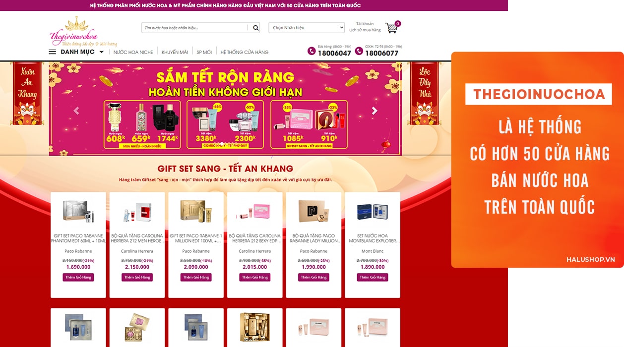 website thế giới nước hoa chính hãng