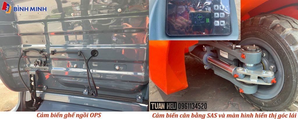 Cảm biến xe nâng điện 2 tấn Lithium