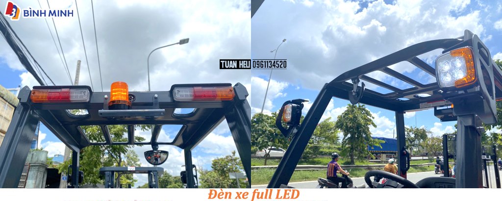 Hệ thống đèn LED xe nâng Lithium 1.5 tấn G2 Series