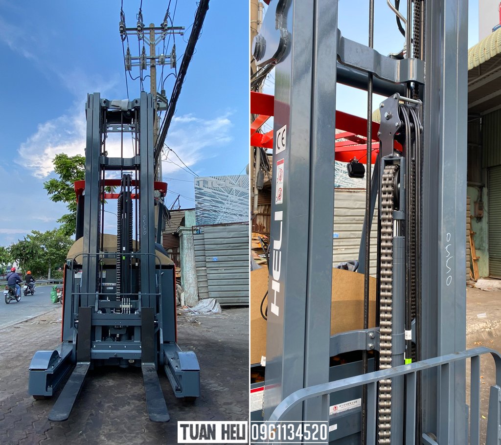xe nâng điện Reach Truck HELI đứng lái 1.5-2.5 tấn