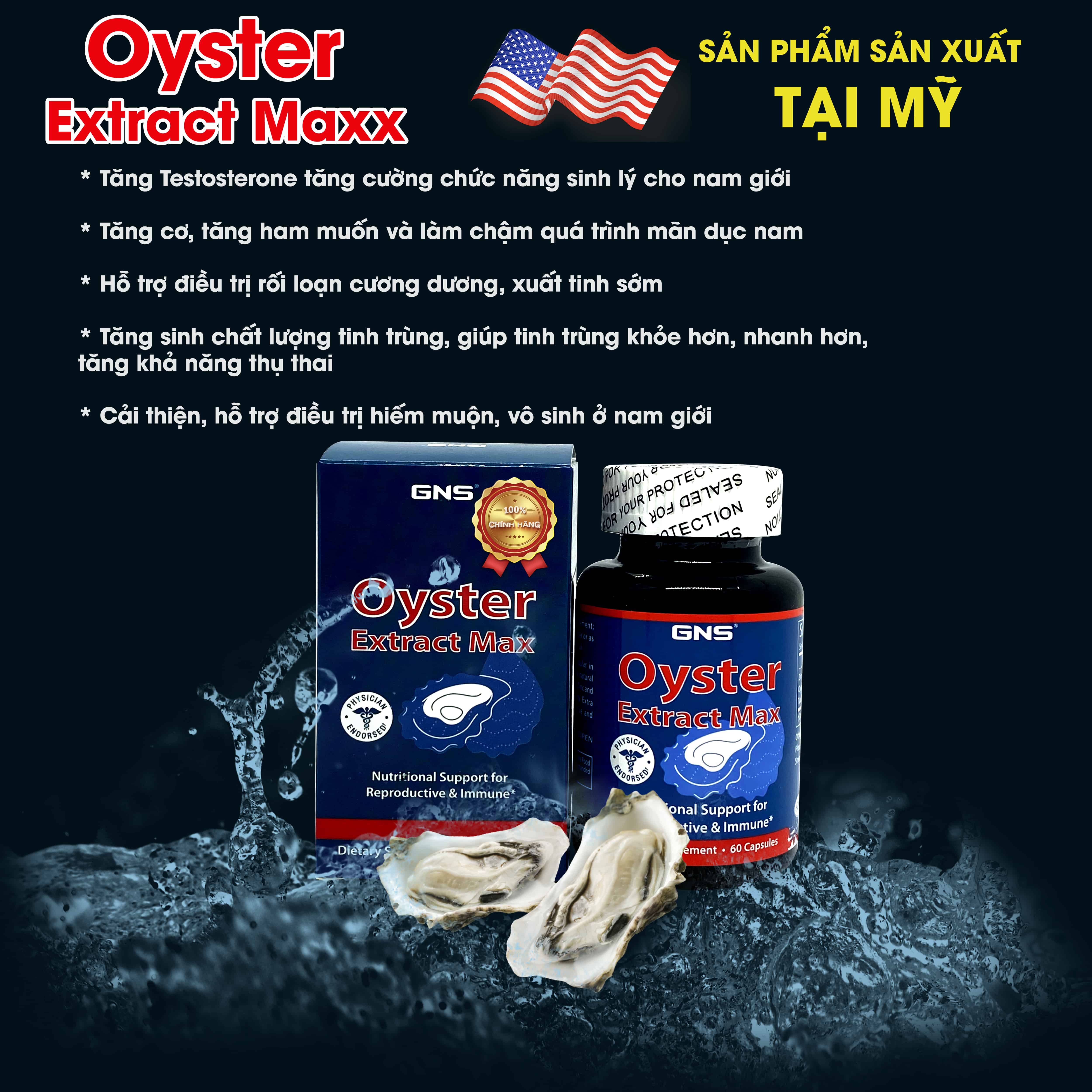 tinh chất hàu oyster extractmax Mỹ