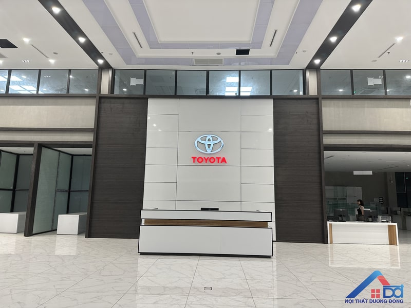 Thi công nội thất văn phòng Toyota Hà Nam