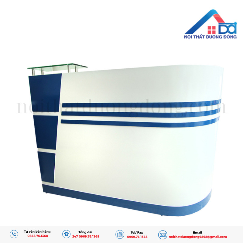 Quầy lễ tân tính tiền nhỏ gọn