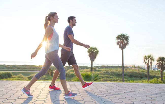 Nên đi bộ ở phần cuối bài tập