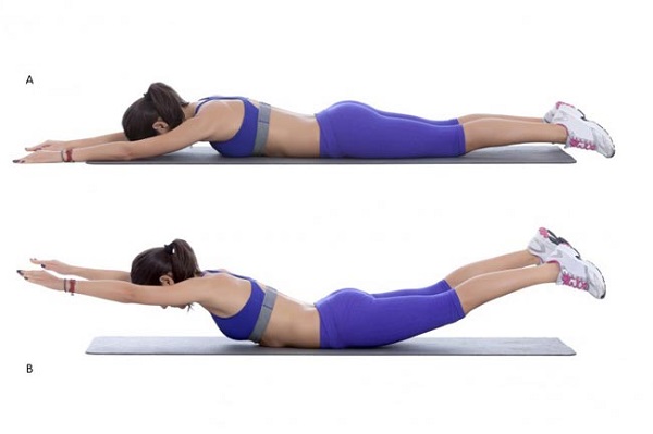 Bài tập đốt cháy mỡ thừa Superman hít xà ngang