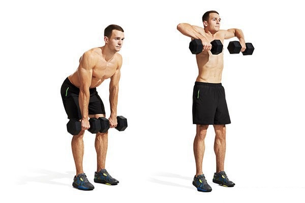 Bài tập Dumbbell High Pull