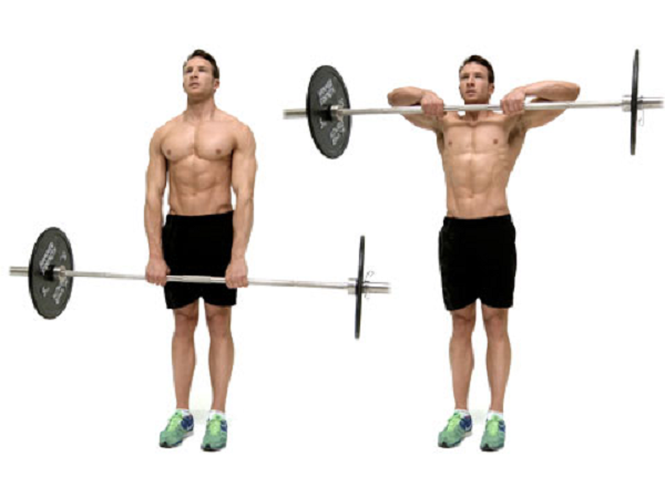 Bài tập tạ Barbell Upright Row