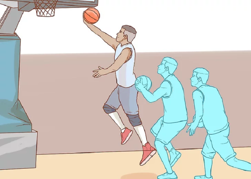 Thực hiện 2 bước lên rổ phù hợp