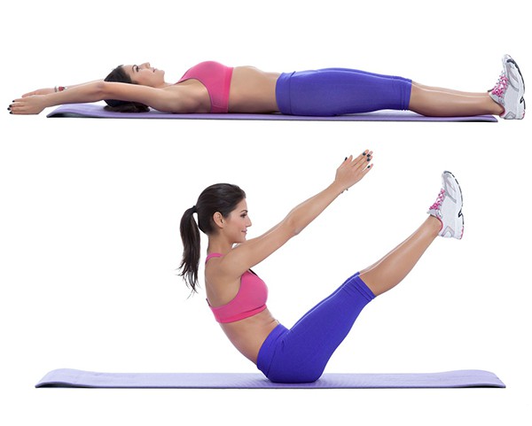 Bài tập gập bụng chữ V (Ab V Hold)