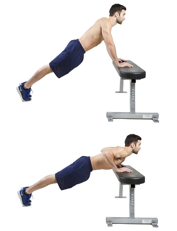 Bài tập ngực dưới hít đất