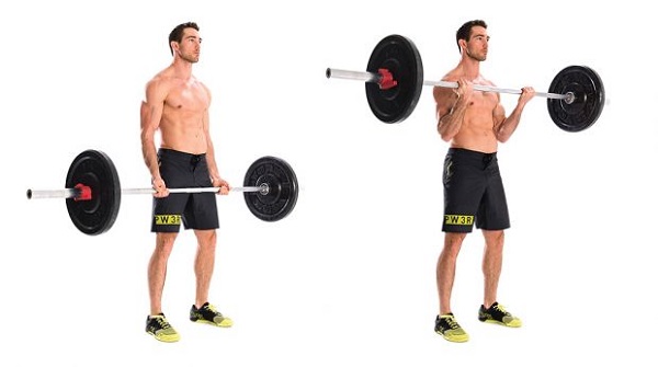 Bài tập cuốn thanh tạ đòn - Standing Barbell curl