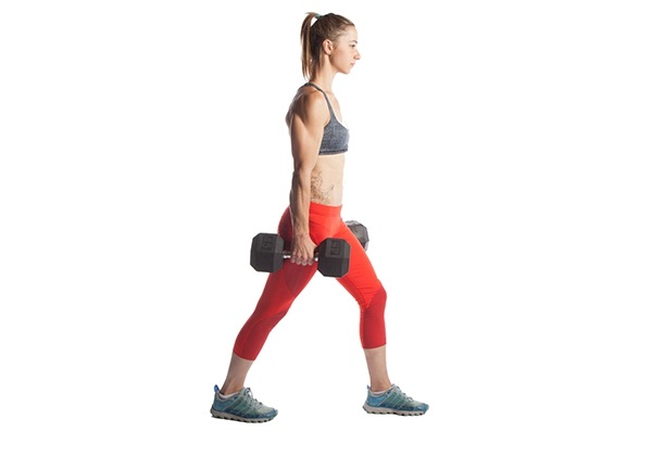 Bài tập cơ cổ tay xách tạ đi bộ