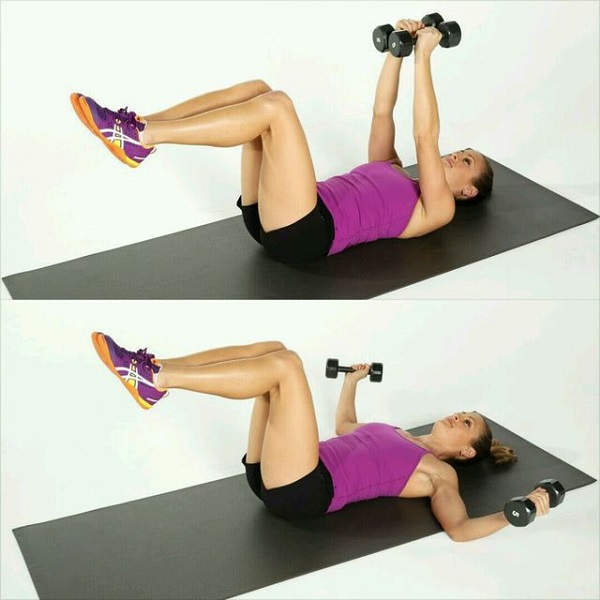 Bài tập đùi Lying Chest Fly